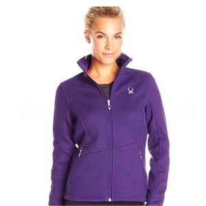 Purple Spyder Endure Full-zip Core Sweater Jacket Coat